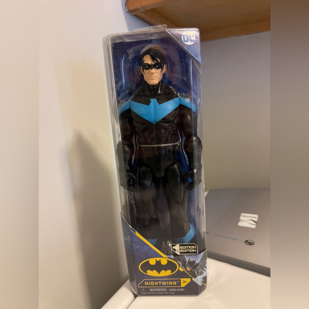 Batman Nightwing 12‎ inch Action Figure -_First Edition Spinmaster NIB